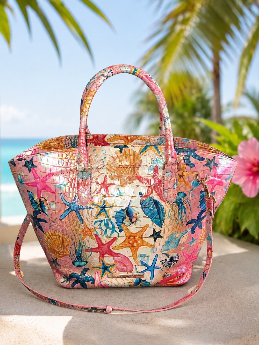 Brahmin Starlight Ombré Melbourne Tote – Coastal Collection